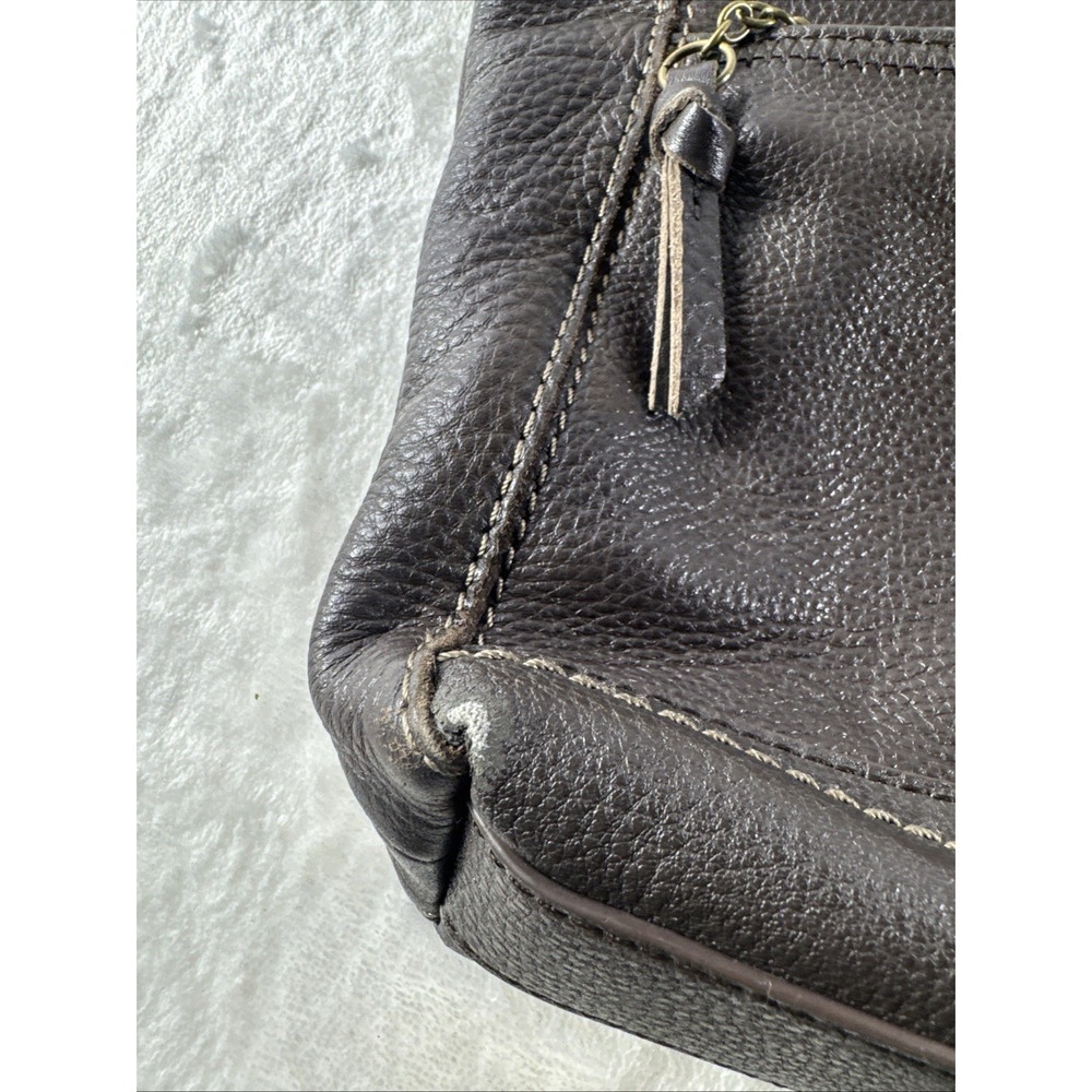 THE SAK - Lucia Leather Crossbody Shoulder Handbag  Brown - Picture 6 of 7